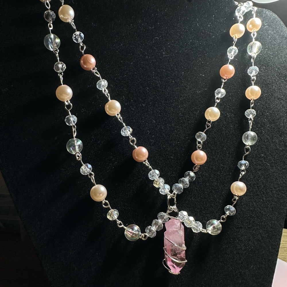Crystal necklace for sale